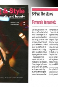 Fernanda Yamamoto na Revista Time Out - SÃ£o Paulo - 06/2011