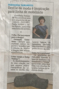 Jornal Folha de SÃ£o Paulo - 05/2015