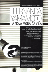 Loja Fernanda Yamamoto na ediÃ§Ã£o 10 da revista Conceito AV - 06/2012